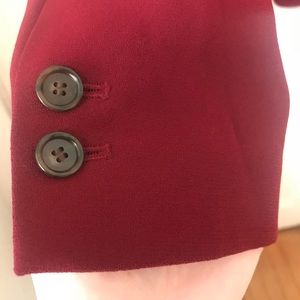 Reddish-maroon Loft blazer